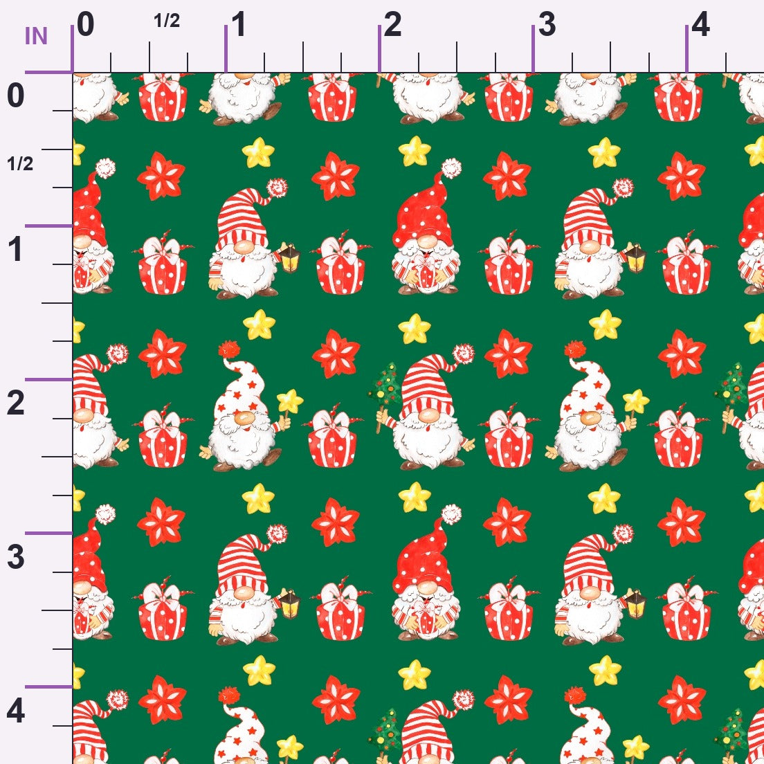 Frosty Lantern Glow Pattern 5 Minky Fabric