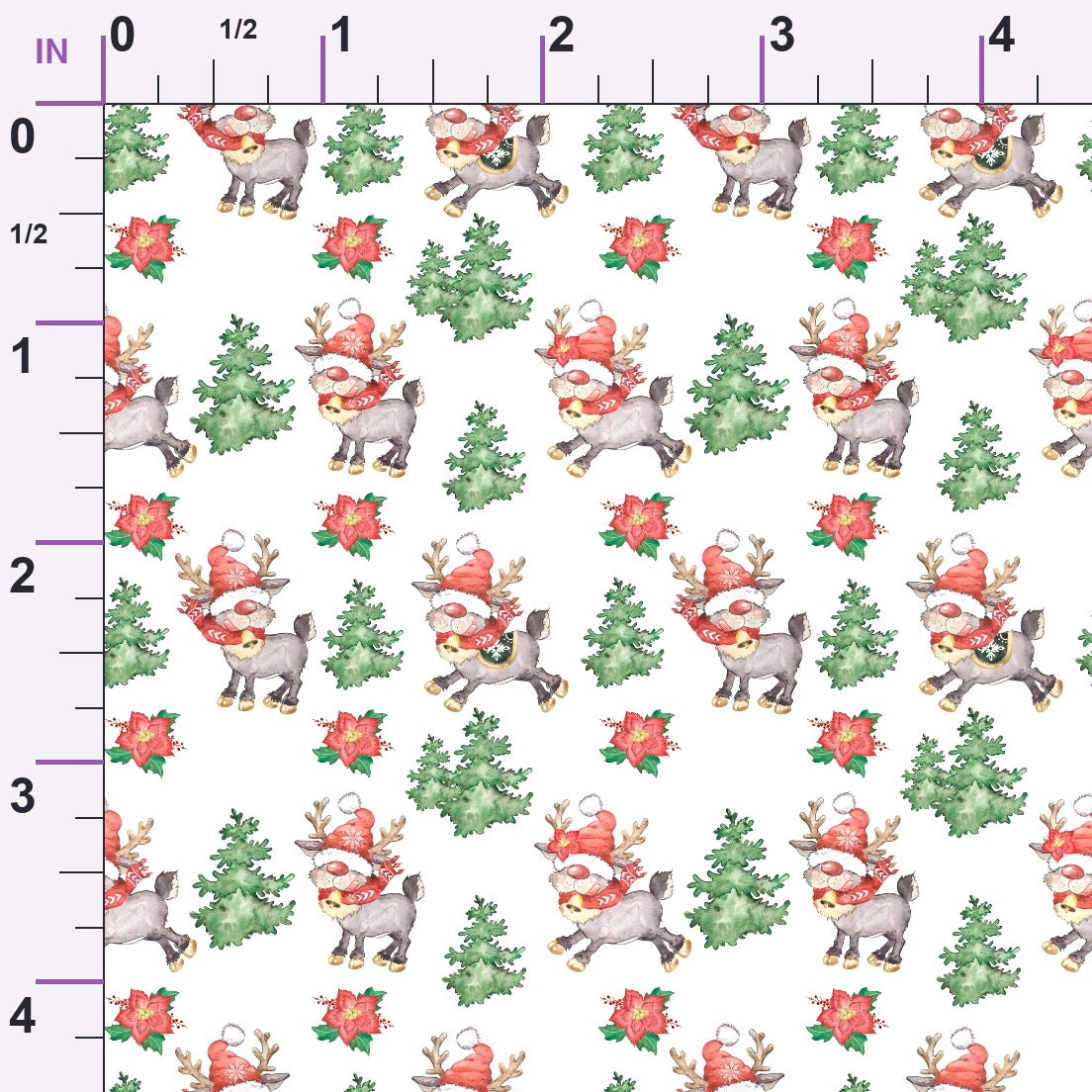 Frosty Lantern Glow Pattern 6 Minky Fabric
