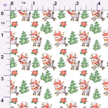 Frosty Lantern Glow Pattern 6 Minky Fabric
