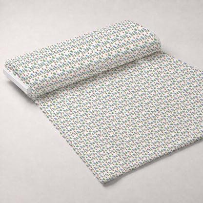 Frosty Lantern Glow Pattern 7 Minky Fabric