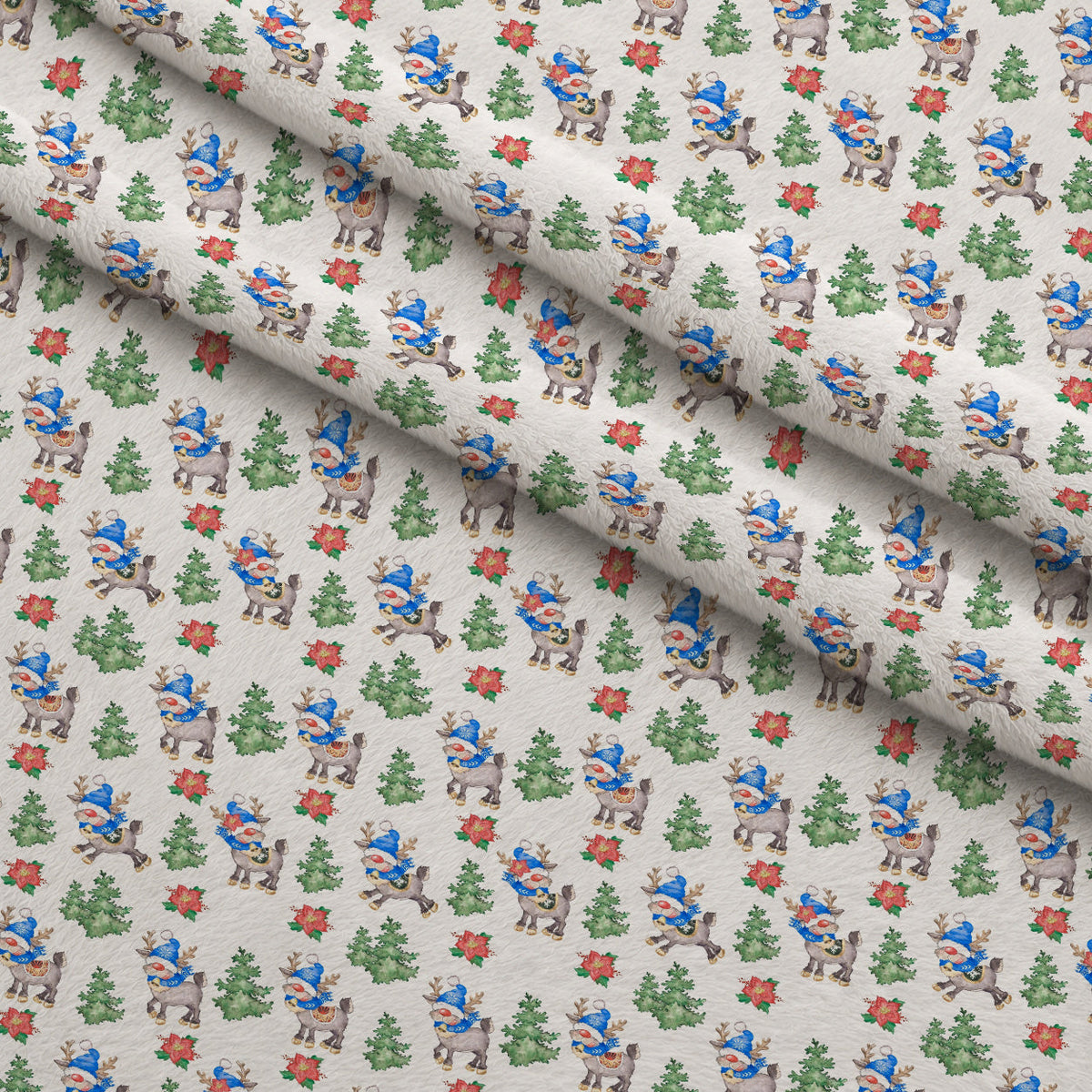 Frosty Lantern Glow Pattern 7 Minky Fabric
