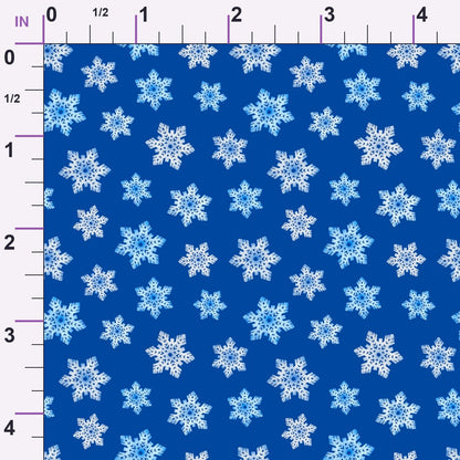 Frosty Lantern Glow Pattern 8 Minky Fabric