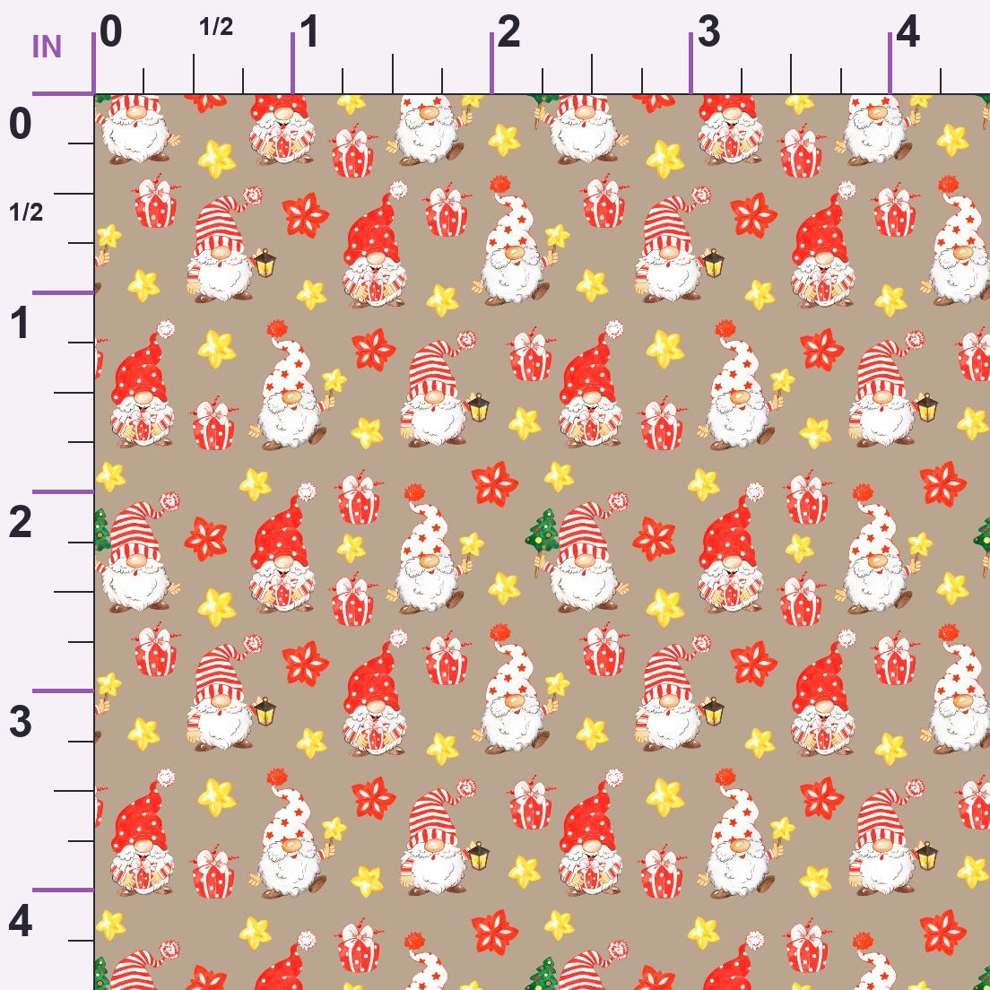 Frosty Lantern Glow Pattern 9 Minky Fabric
