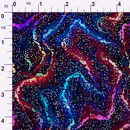 Galaxy Glaze Pattern 3 Minky Fabric
