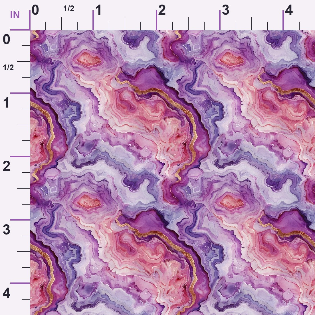 Geode Dreams Pattern 1 Minky Fabric