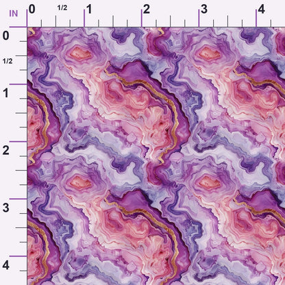 Geode Dreams Pattern 1 Minky Fabric