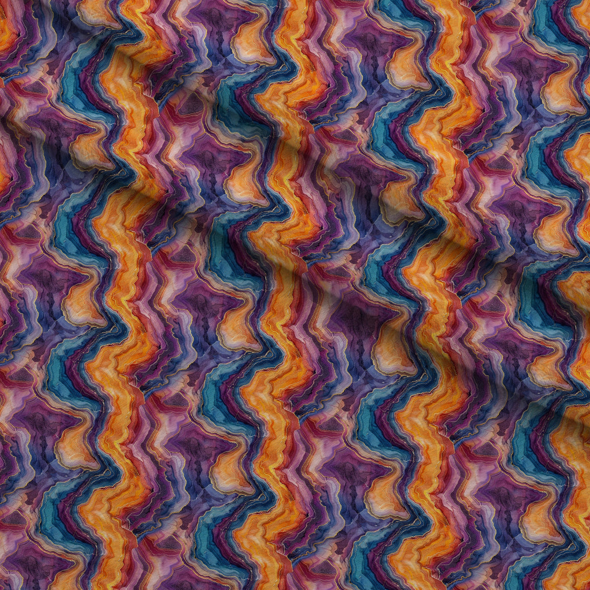 Geode Dreams Pattern 4 Minky Fabric