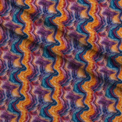 Geode Dreams Pattern 4 Minky Fabric