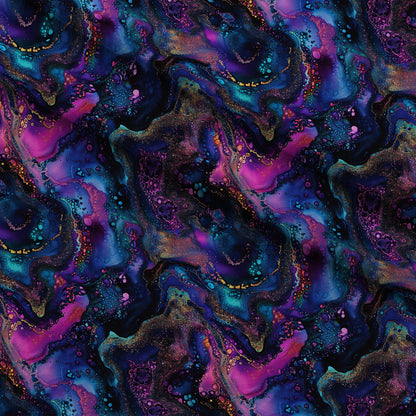 Geode Glow Pattern 10 Minky Fabric