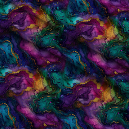 Geode Glow Pattern 11 Minky Fabric