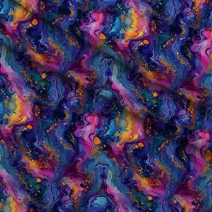 Geode Glow Pattern 13 Minky Fabric