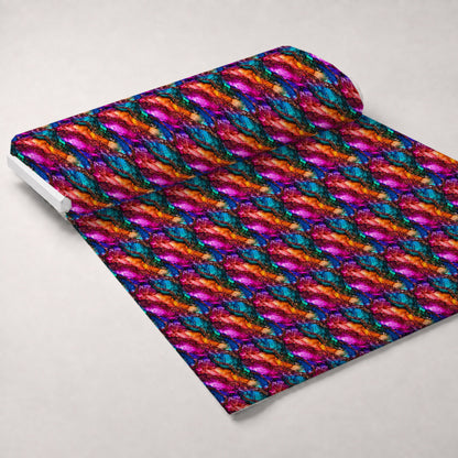 Geode Glow Pattern 16 Minky Fabric