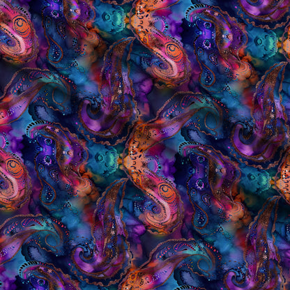Geode Glow Pattern 20 Minky Fabric