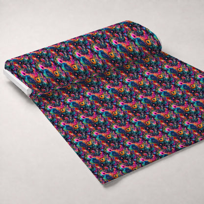 Geode Glow Pattern 4 Minky Fabric