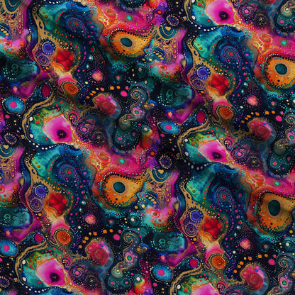 Geode Glow Pattern 4 Minky Fabric