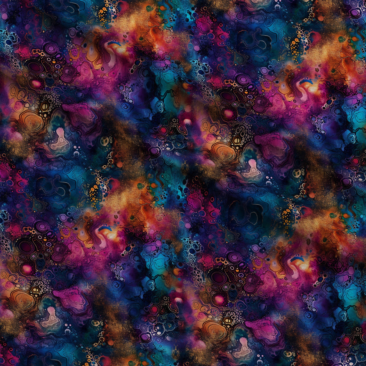 Geode Glow Pattern 6 Minky Fabric