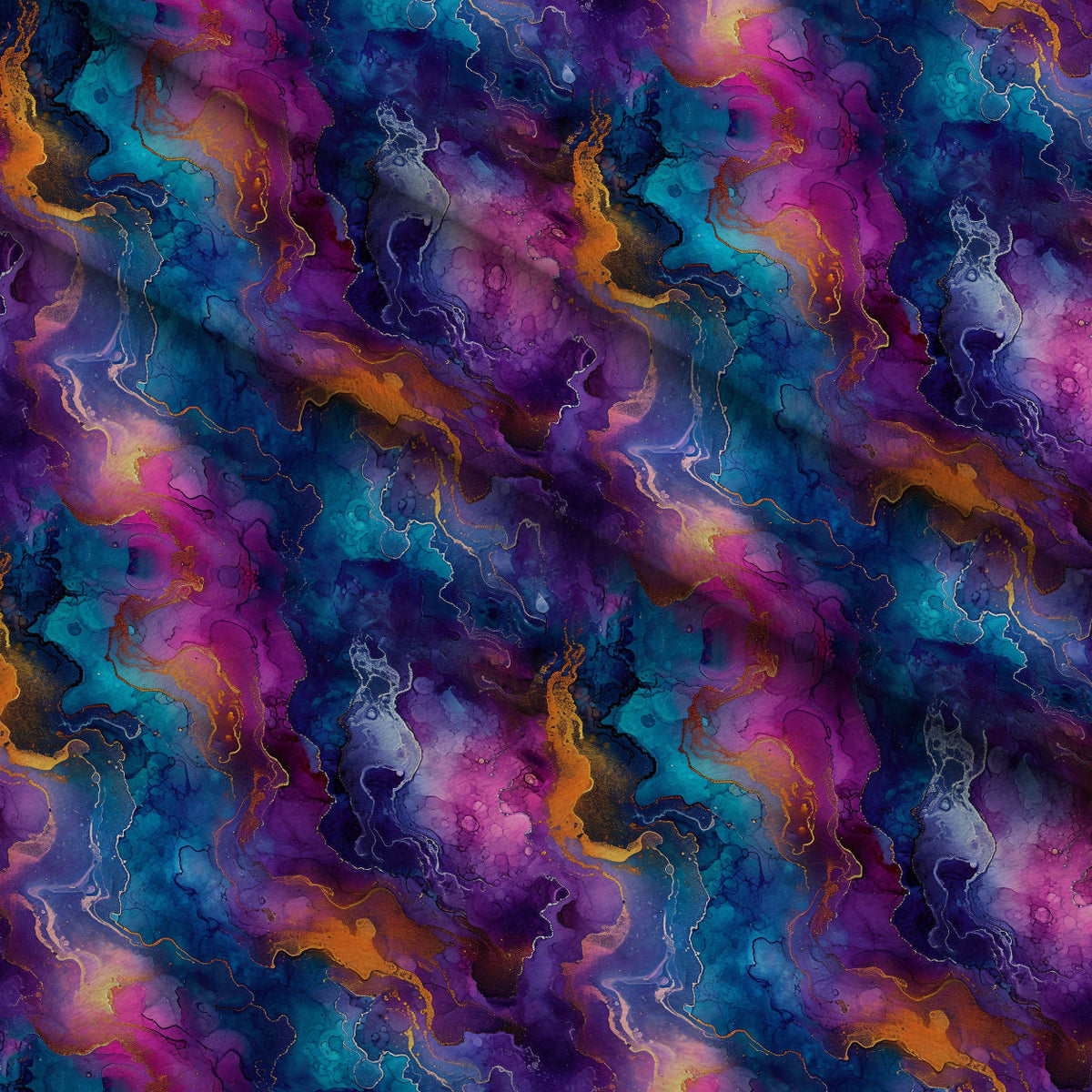 Geode Glow Pattern 7 Minky Fabric