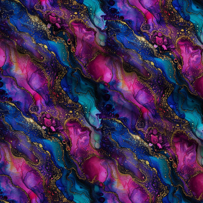 Geode Glow Pattern 9 Minky Fabric