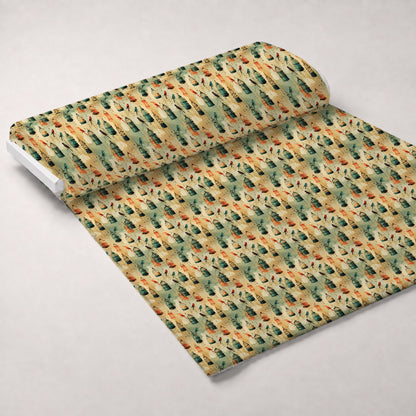 Gilded Aviary Pattern 8 Minky Fabric