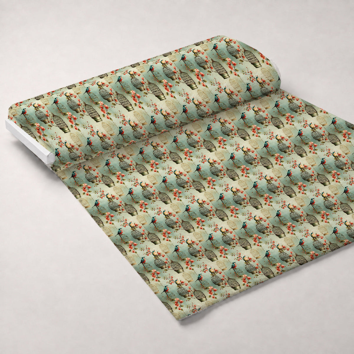 Gilded Aviary Pattern 9 Minky Fabric