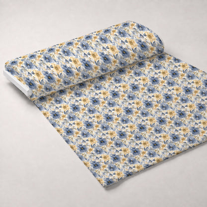 Gilded Blooms Pattern 1 Minky Fabric