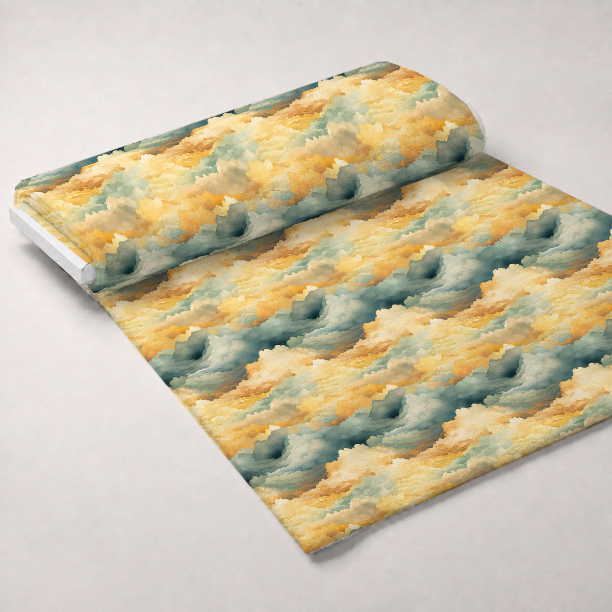 Gilded Clouds Pattern 3 Minky Fabric