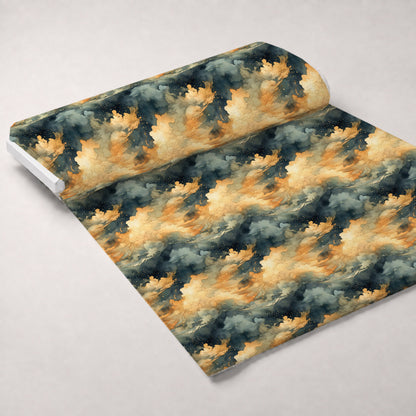 Gilded Clouds Pattern 4 Minky Fabric