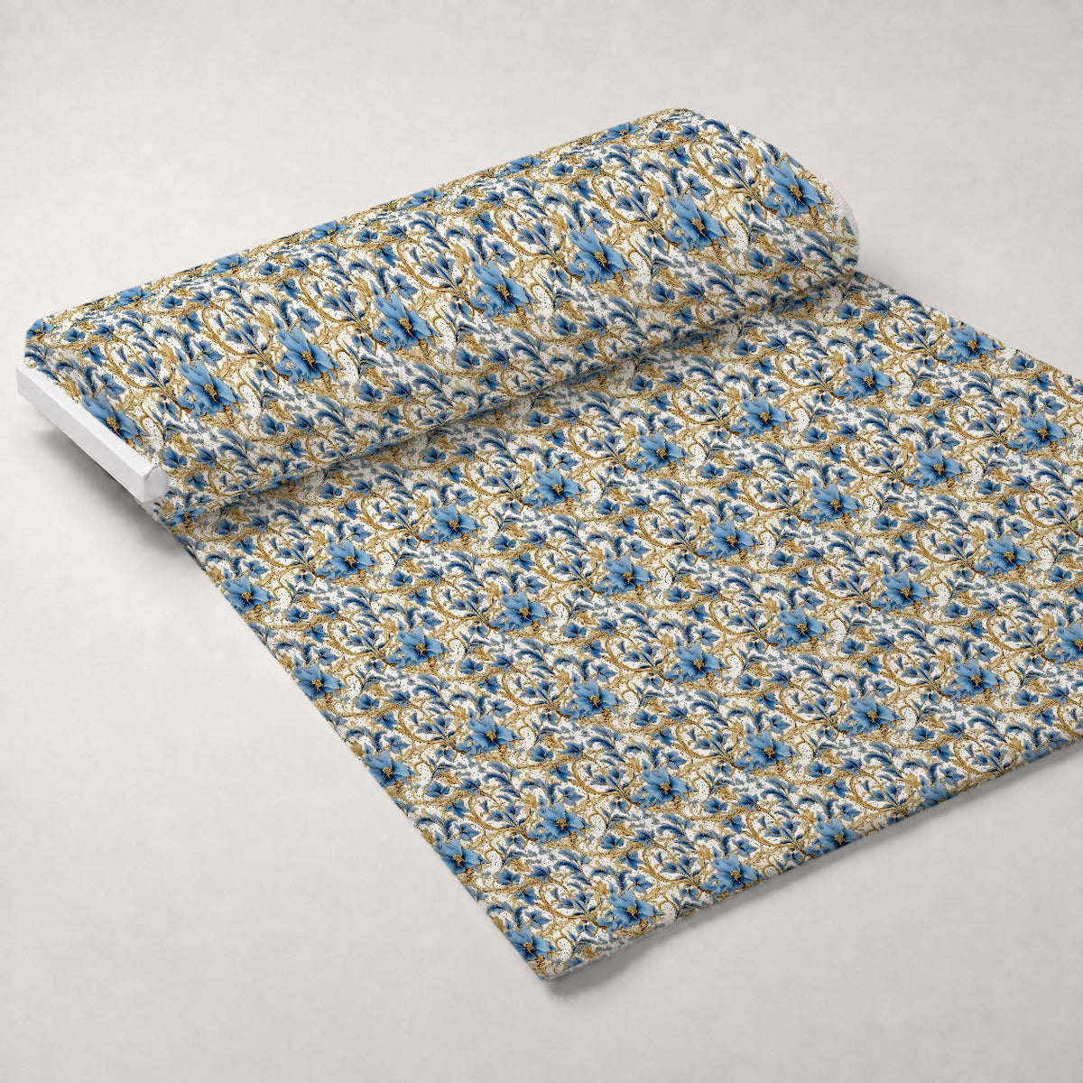 Gilded Cornflowers Pattern 12 Minky Fabric