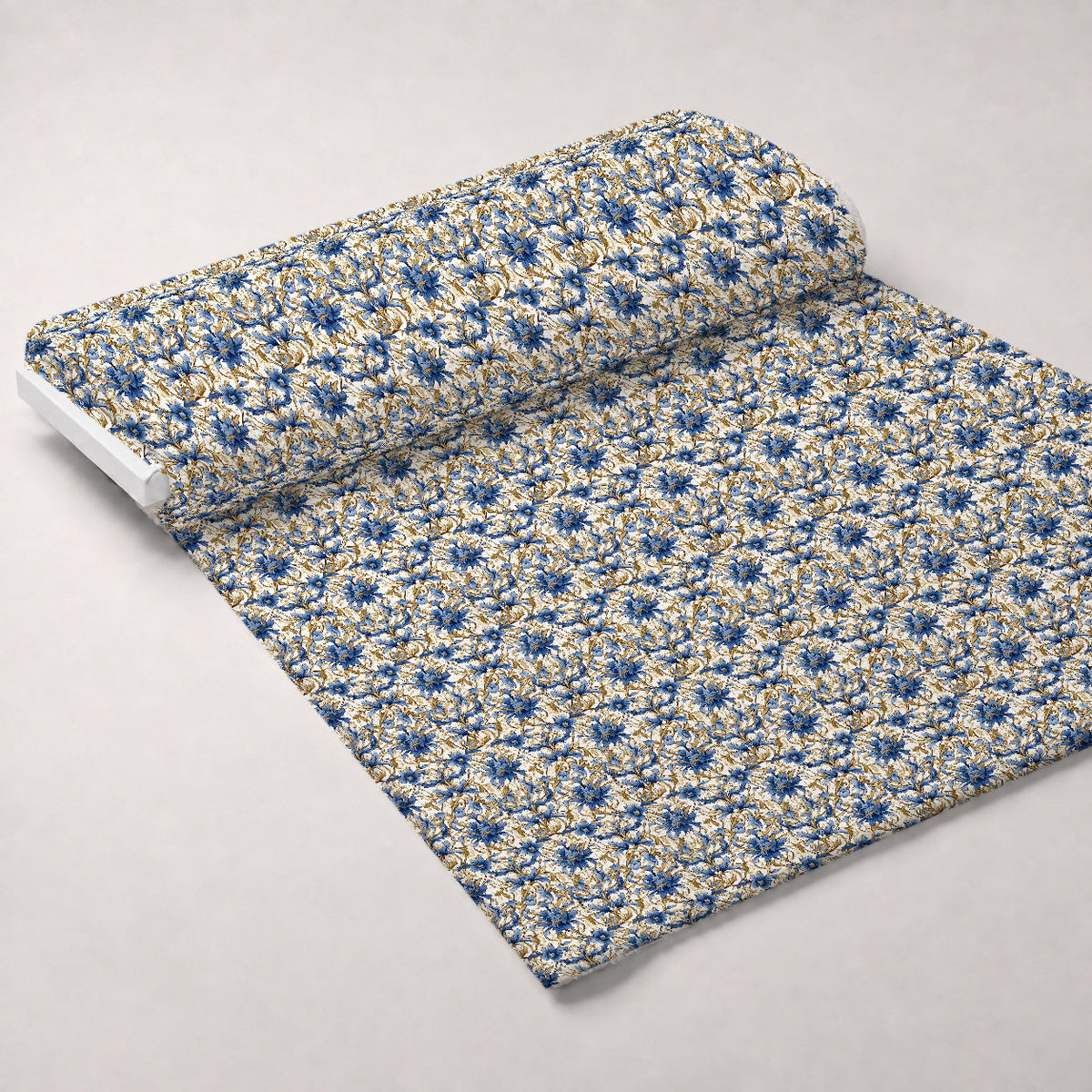Gilded Cornflowers Pattern 4 Minky Fabric
