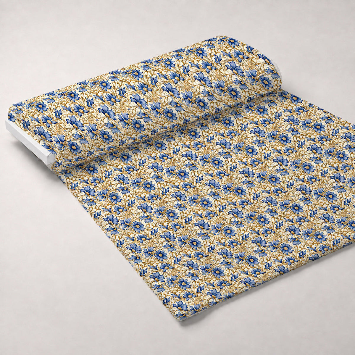 Gilded Cornflowers Pattern 7 Minky Fabric