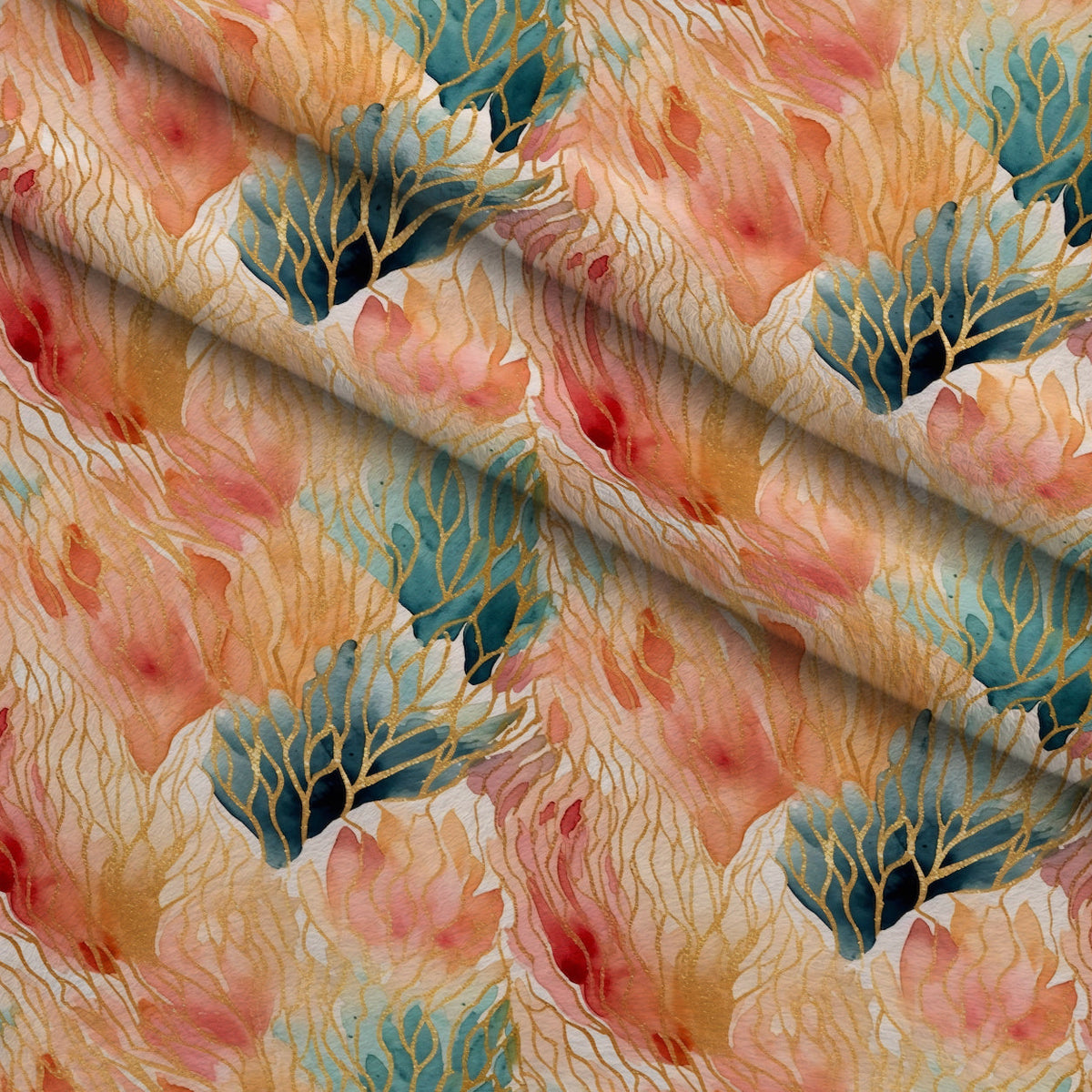Gilded Currents Pattern 10 Minky Fabric