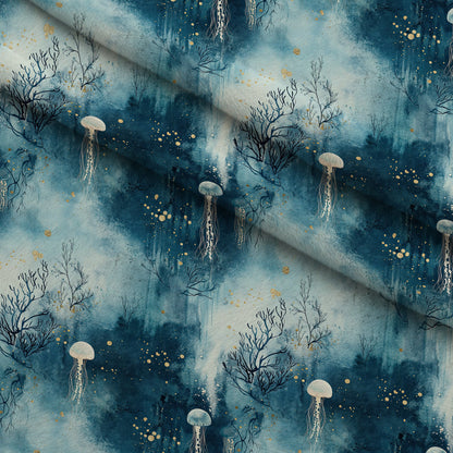 Gilded Depths Pattern 1 Minky Fabric