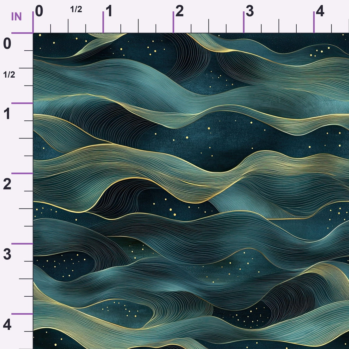 Gilded Depths Pattern 14 Minky Fabric