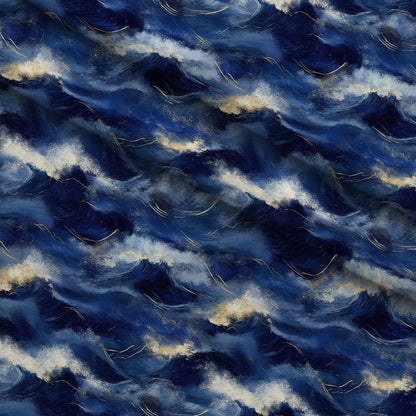 Gilded Depths Pattern 18 Minky Fabric