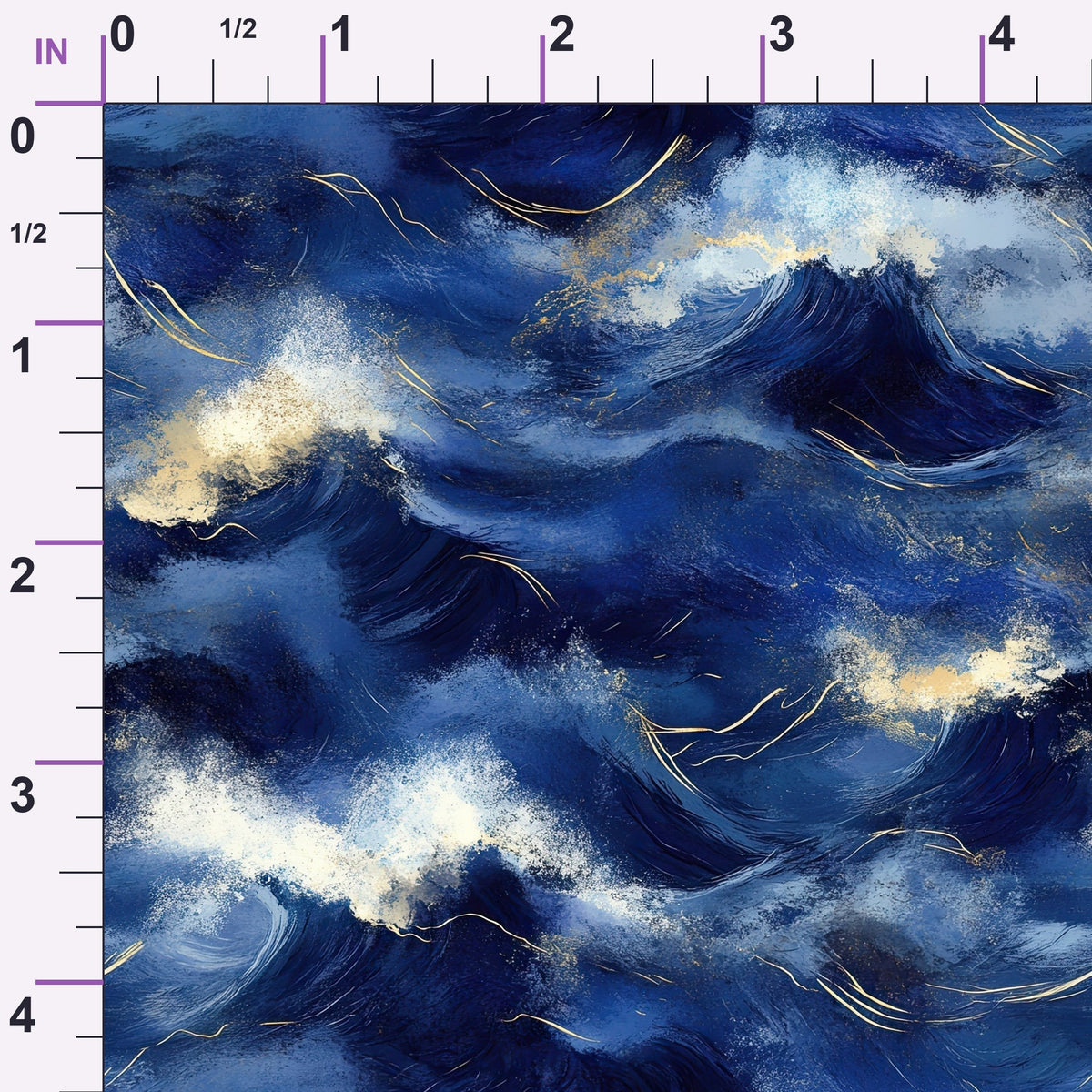 Gilded Depths Pattern 18 Minky Fabric