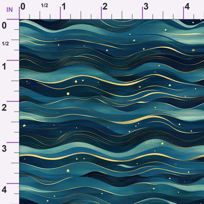Gilded Depths Pattern 35 Minky Fabric