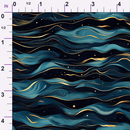 Gilded Depths Pattern 36 Minky Fabric