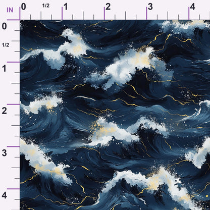 Gilded Depths Pattern 38 Minky Fabric