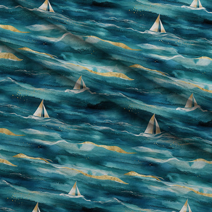 Gilded Depths Pattern 4 Minky Fabric
