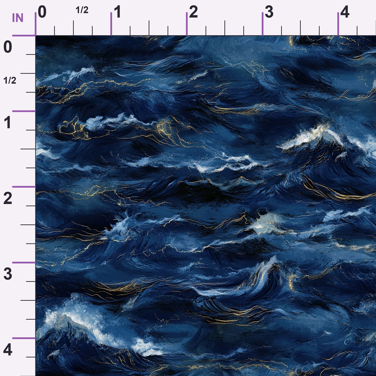 Gilded Depths Pattern 40 Minky Fabric