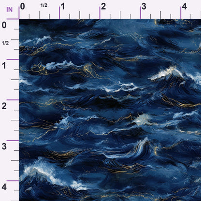Gilded Depths Pattern 40 Minky Fabric