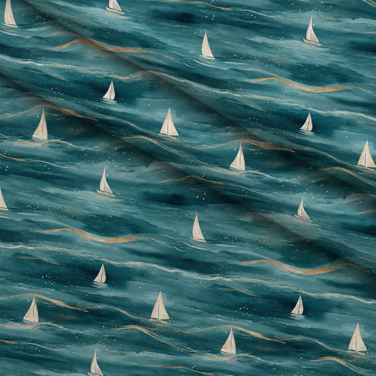 Gilded Depths Pattern 5 Minky Fabric