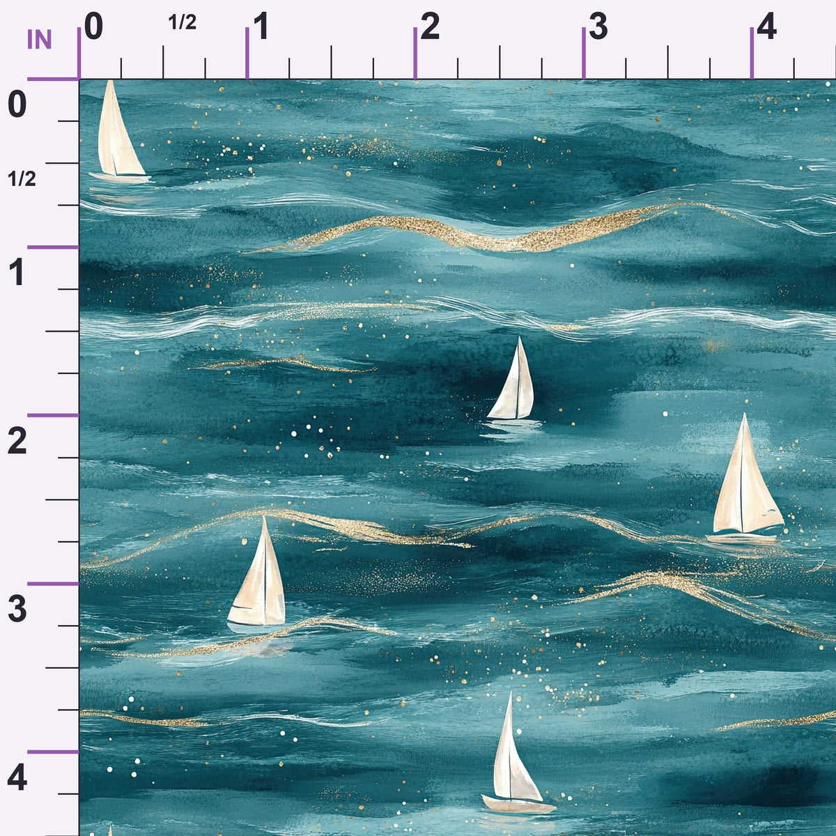 Gilded Depths Pattern 5 Minky Fabric