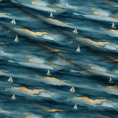 Gilded Depths Pattern 6 Minky Fabric