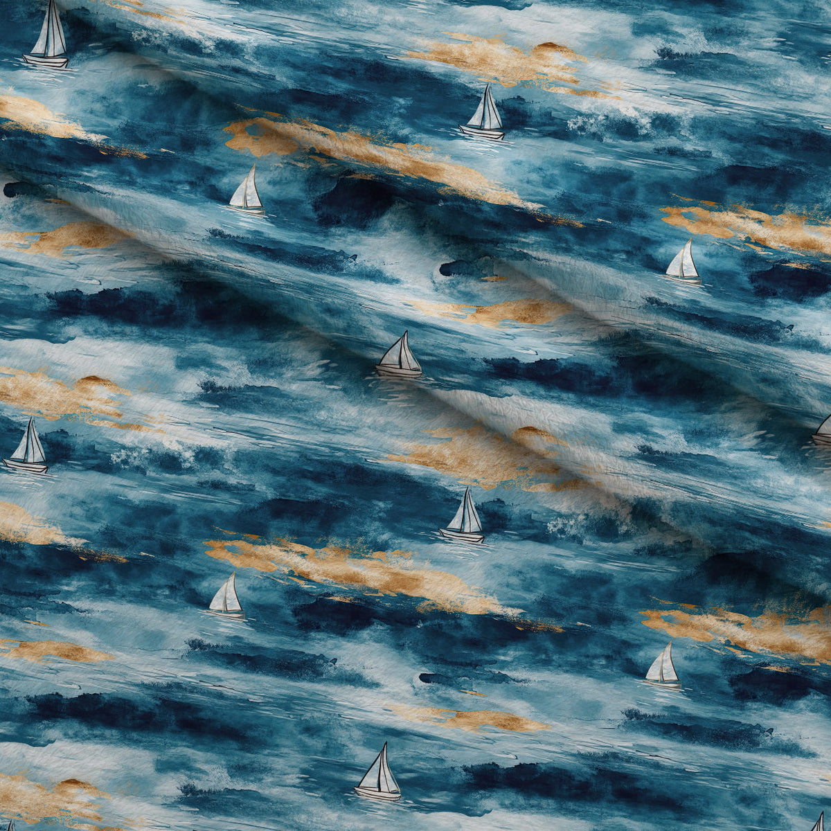 Gilded Depths Pattern 7 Minky Fabric