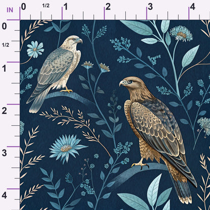 Gilded Falcons Pattern 11 Minky Fabric