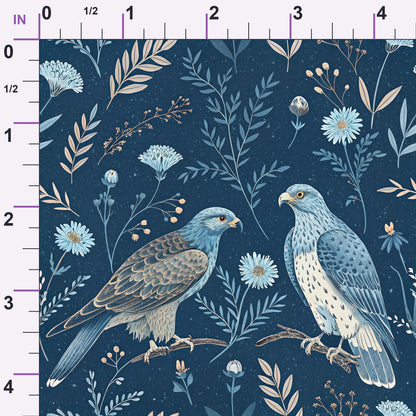 Gilded Falcons Pattern 21 Minky Fabric