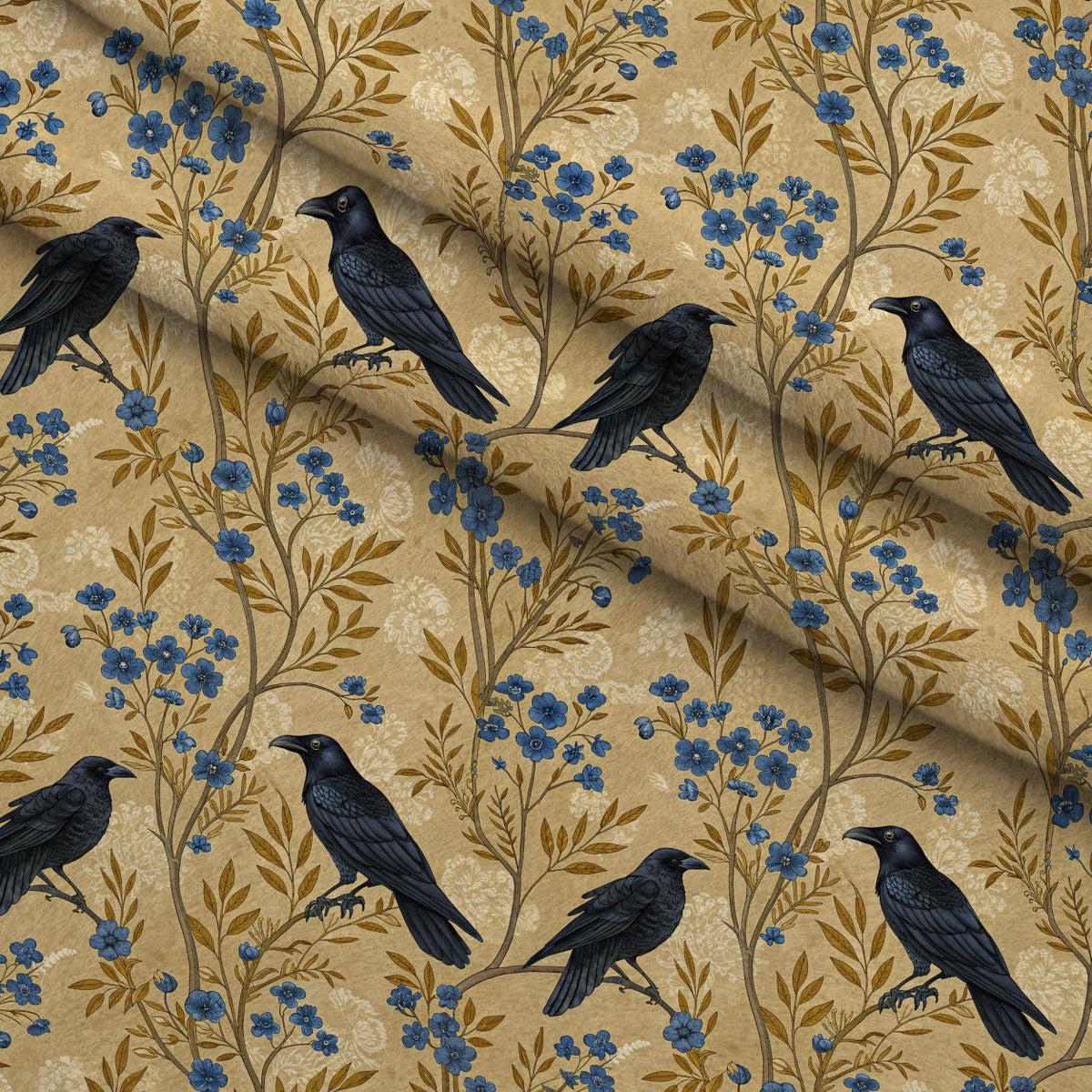 Gilded Falcons Pattern 22 Minky Fabric