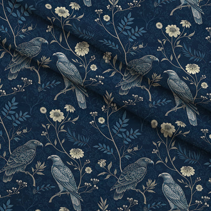 Gilded Falcons Pattern 23 Minky Fabric