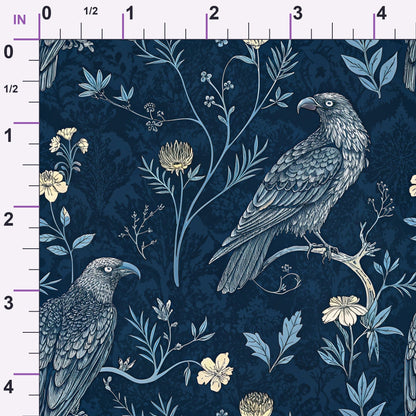 Gilded Falcons Pattern 24 Minky Fabric